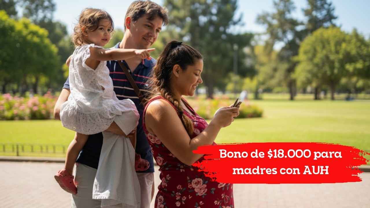 Bono de $18.000 para madres con AUH: requisitos, trámite online y fecha de pago