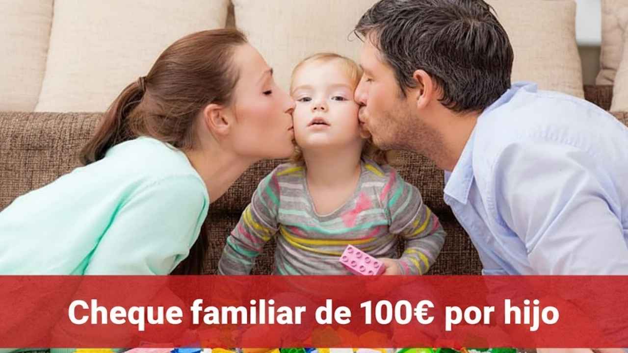Cheque familiar de 100€ por hijo: quién lo recibe y cómo pedirlo en enero