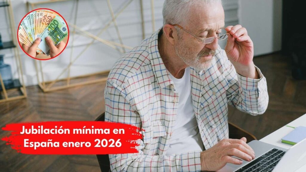 Jubilación mínima en España enero 2026: quién cobra 1.200€ y cuándo se paga