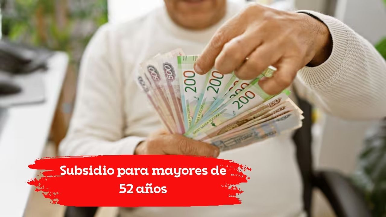 Subsidio para mayores de 52 años: cuánto se cobra en enero y cómo tramitarlo